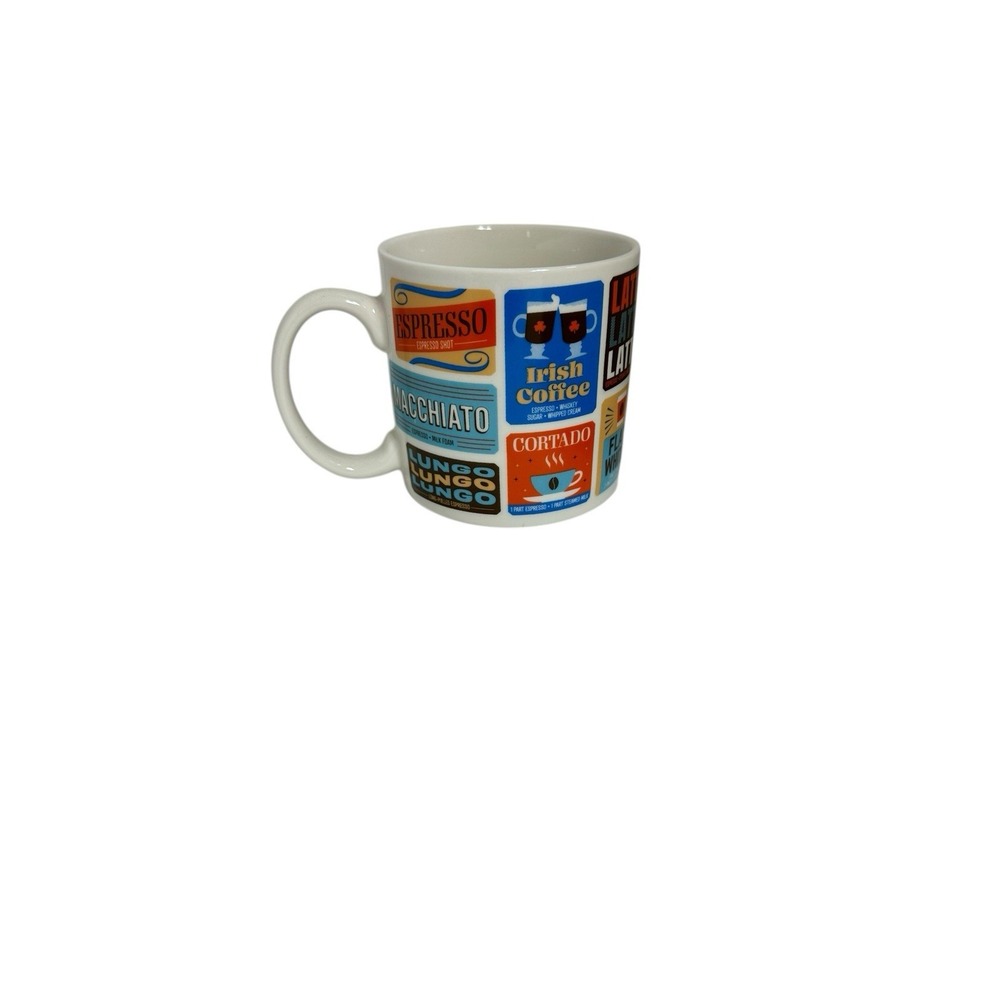 ginger fox‎ NEW coffee mug standard size MORE ESPRESSO LESS DEPRESSO